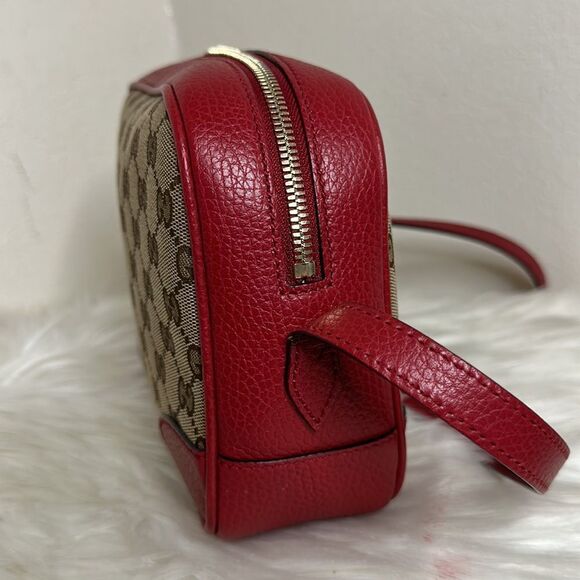 💯 Authentic Gucci Bree Disco Crossbody Bag in Red🍀 - Picture 8 of 16
